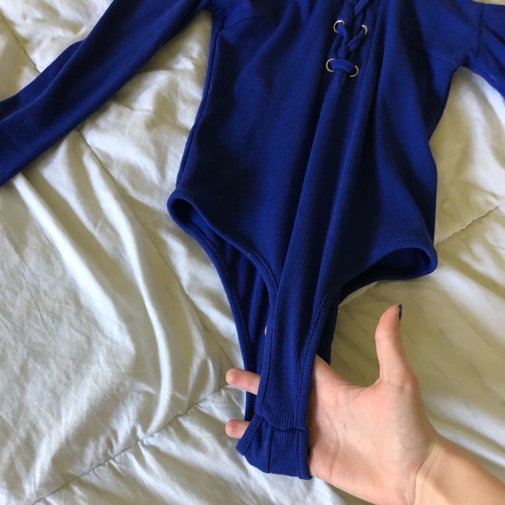 SOLD Royal Blue Bodysuit - Picture 4 of 6